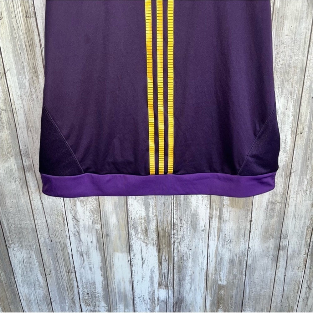 Adidas Purple Top with Yellow Accents - Picture 3 of 6